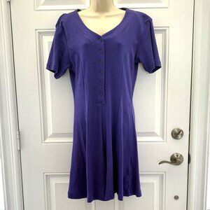 Purple Romper by Basic Editions